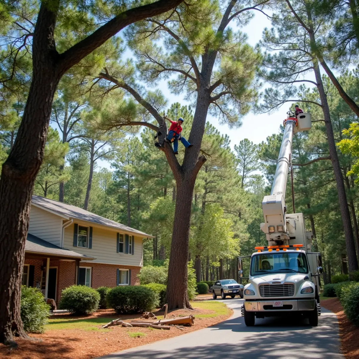 Certified tree service crew working in Acworth, GA