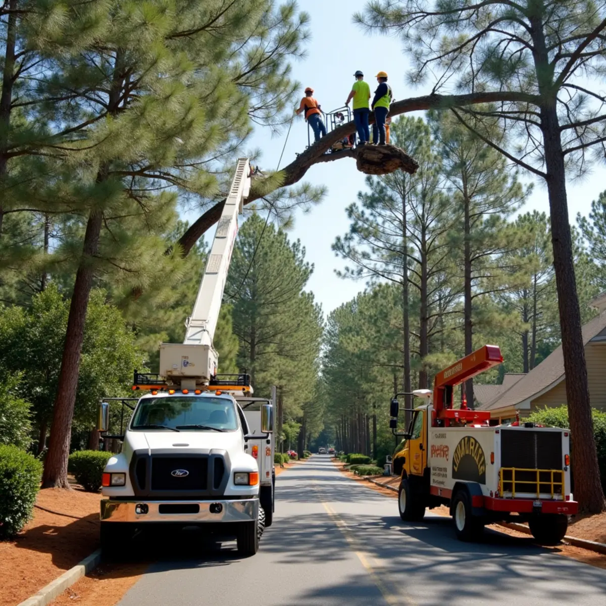 Certified tree service crew working in Buford, GA