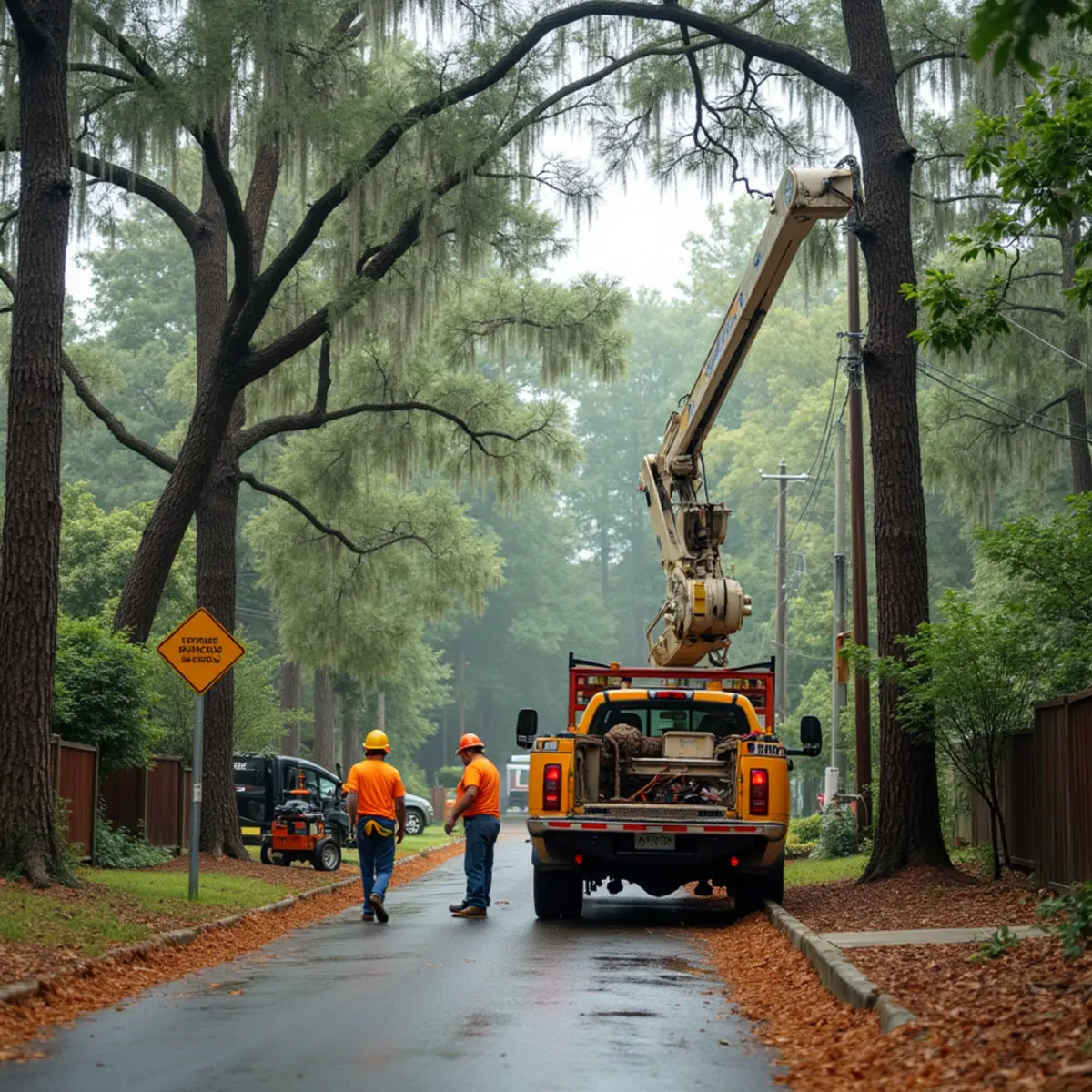 Certified tree service crew working in Calhoun, GA