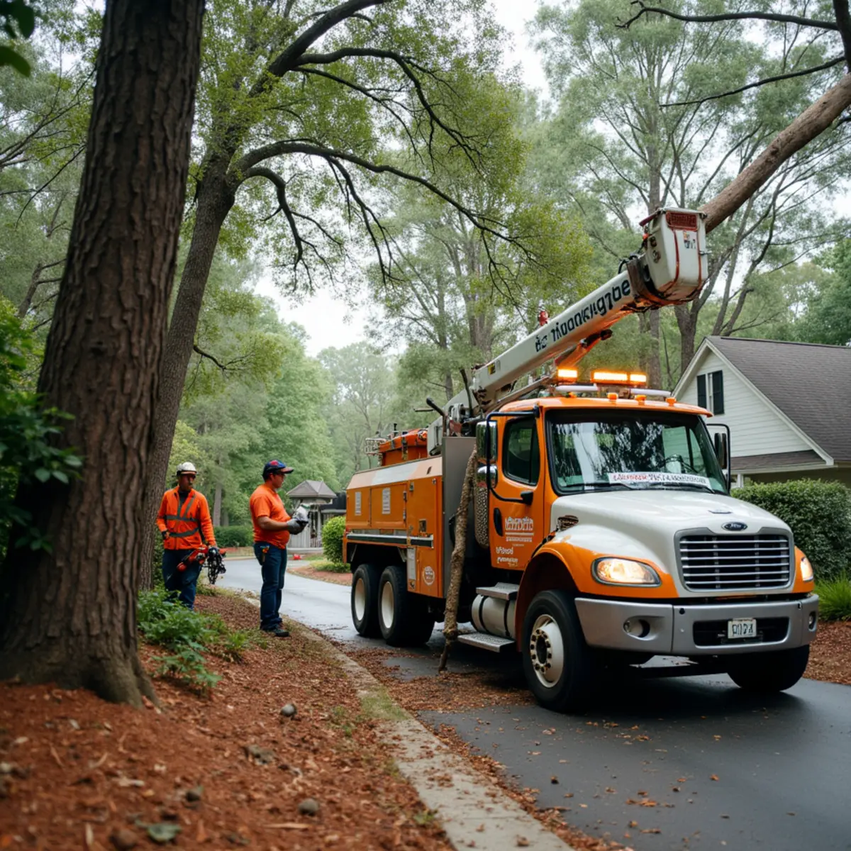 Certified tree service crew working in Canton, GA
