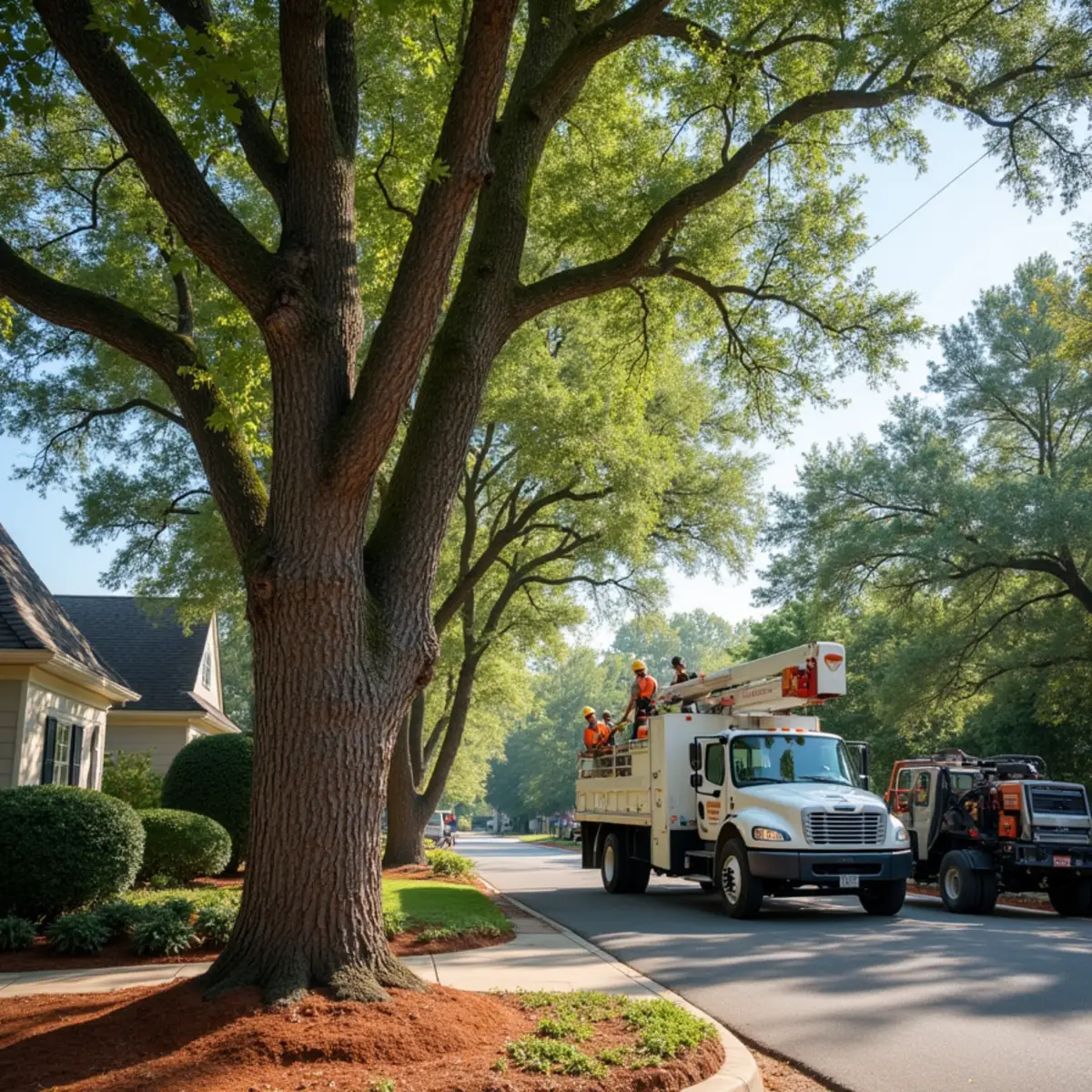 Certified tree service crew working in Cumming, GA
