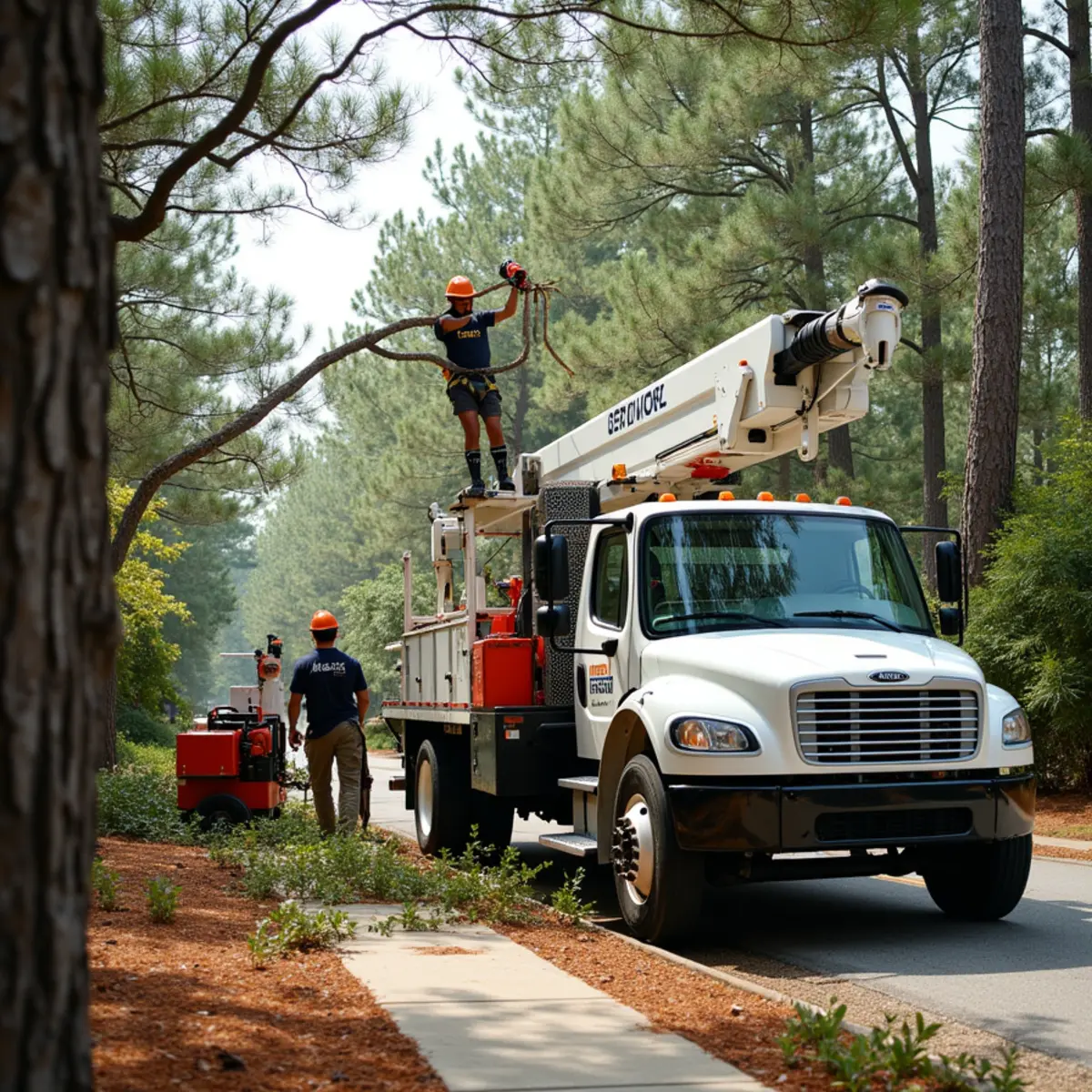 Certified tree service crew working in Dallas, GA