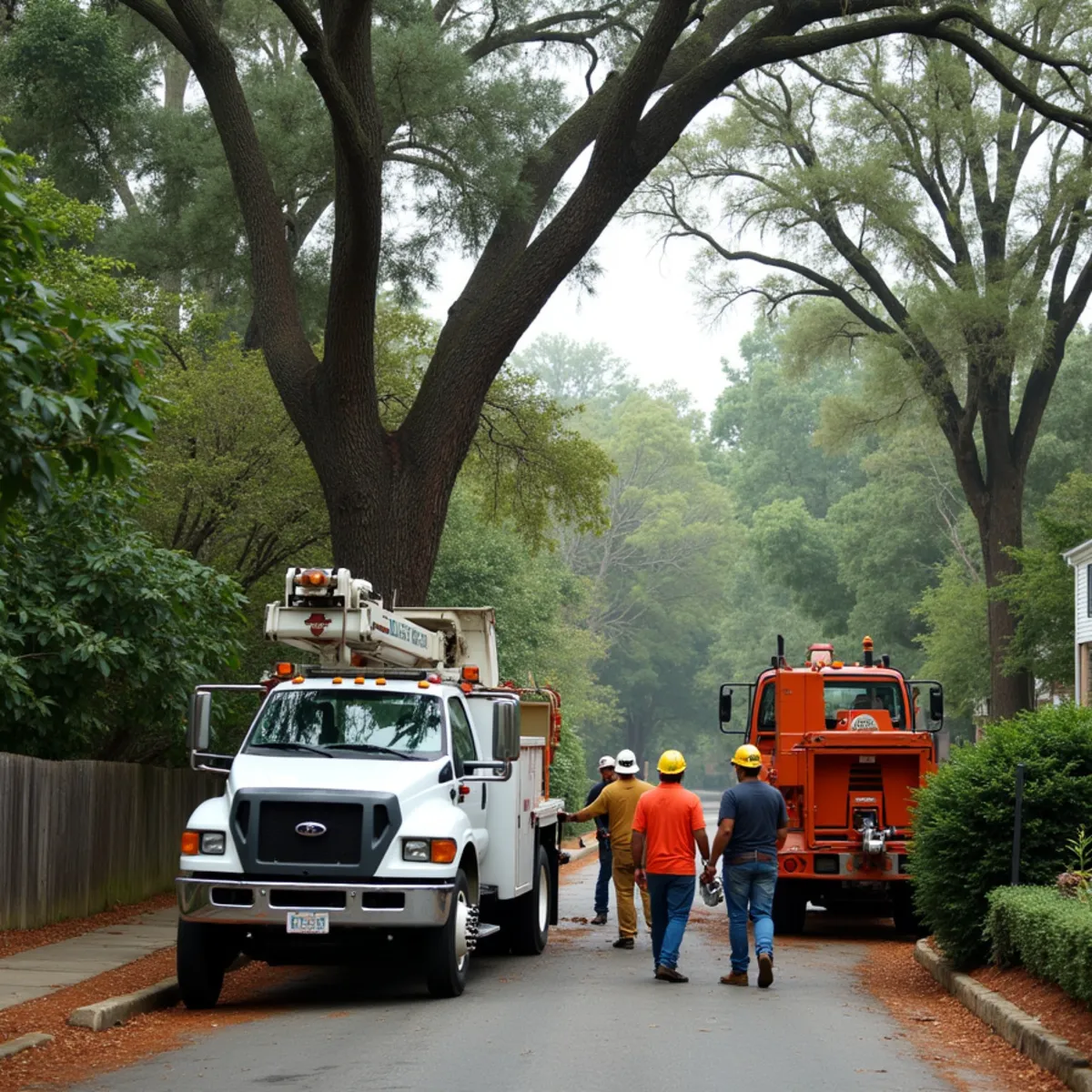 Certified tree service crew working in Decatur, GA