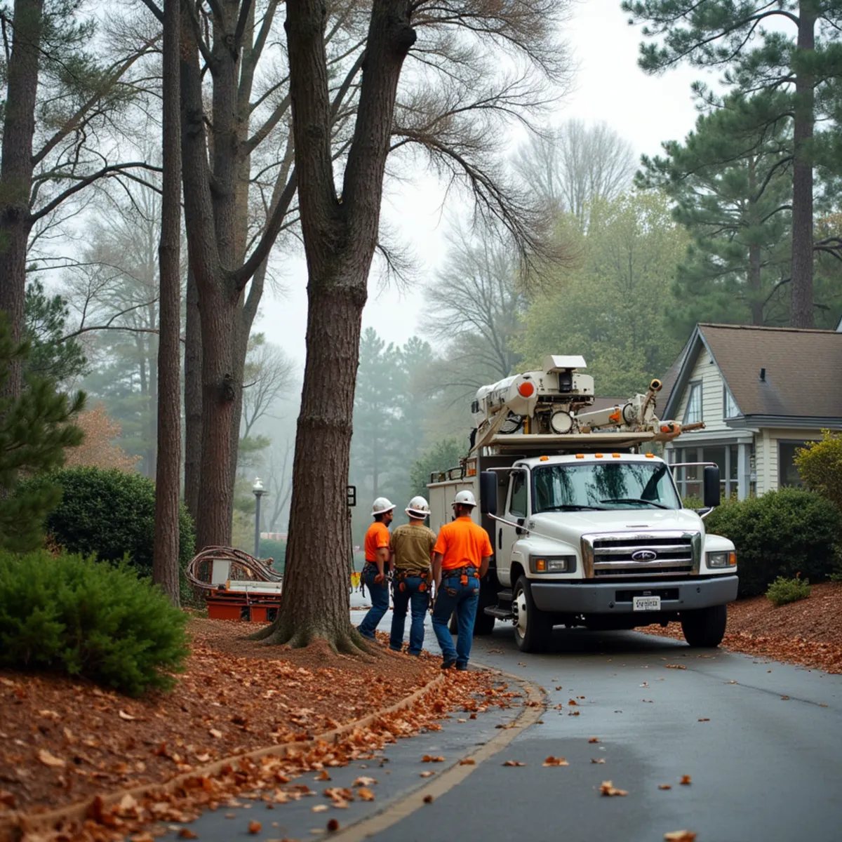 Certified tree service crew working in Douglasville, GA