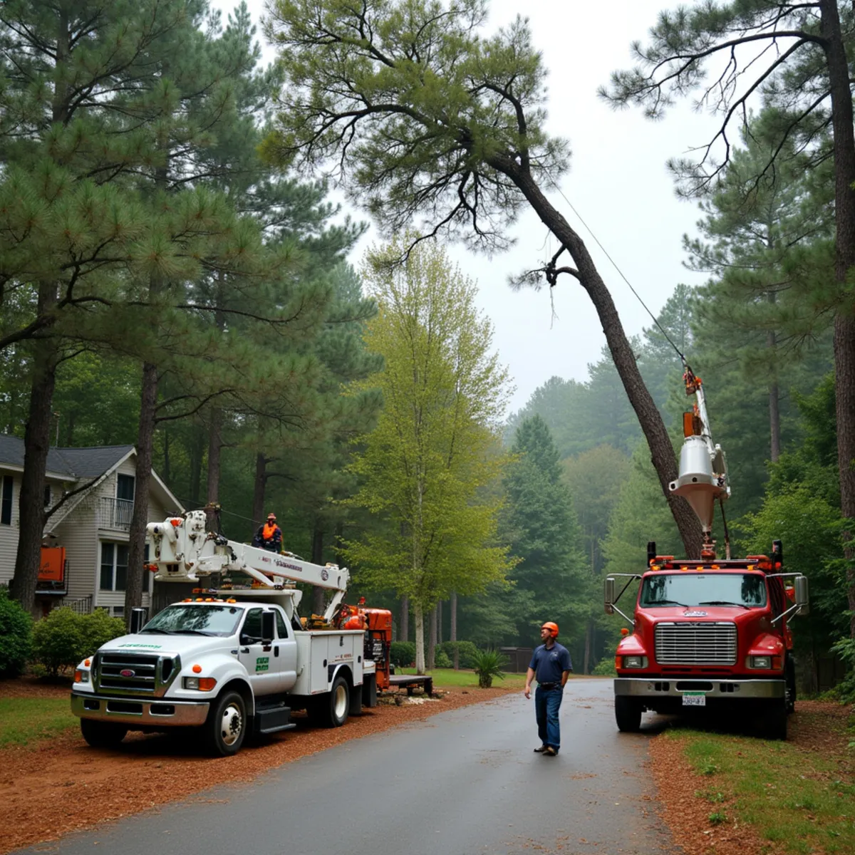 Certified tree service crew working in Ellijay, GA