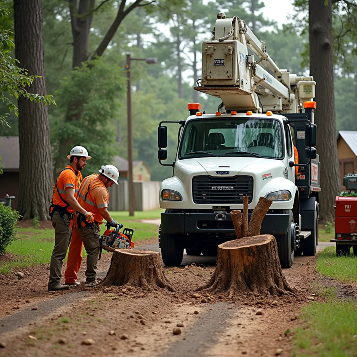 Certified tree service crew working in Fairburn, GA