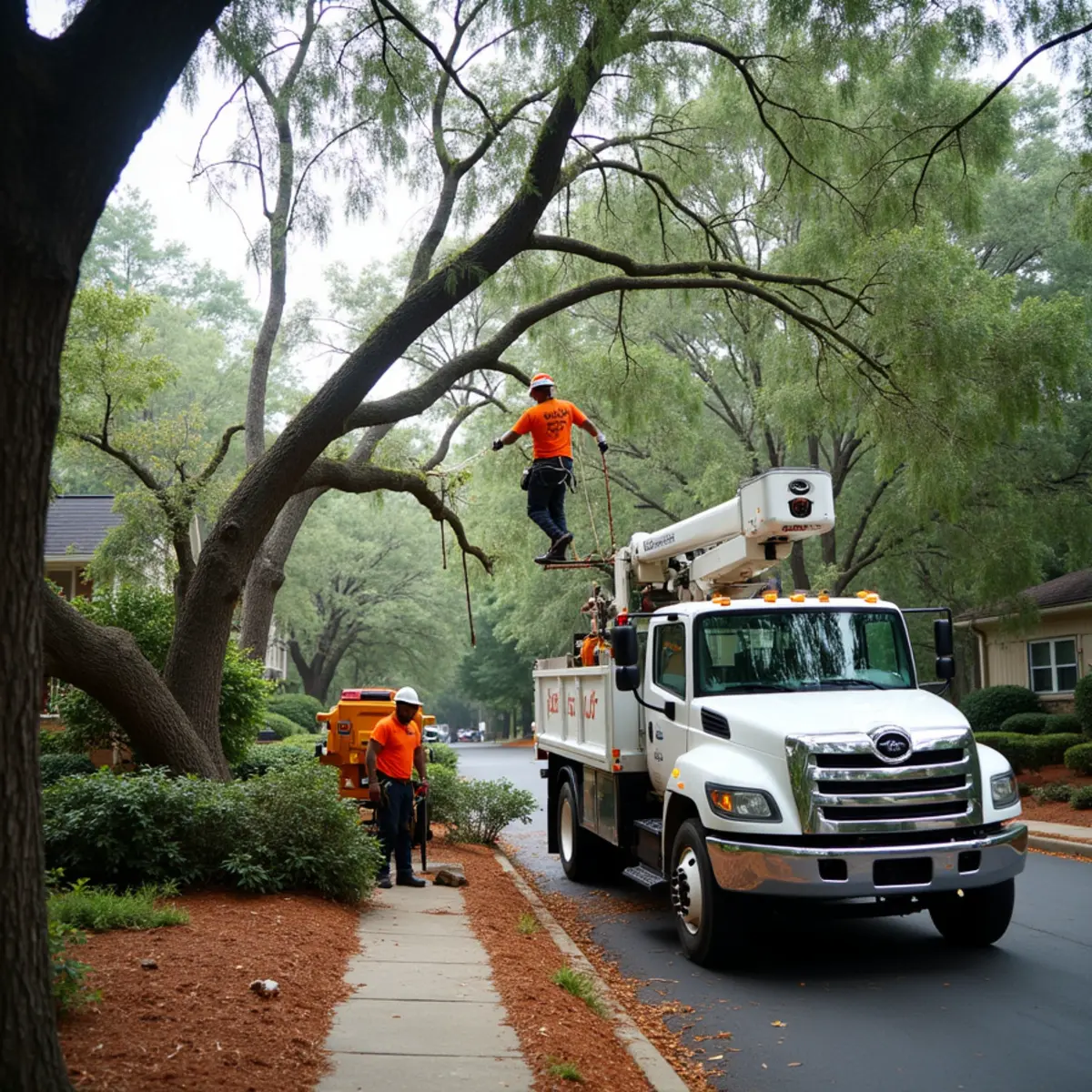 Certified tree service crew working in Jasper, GA