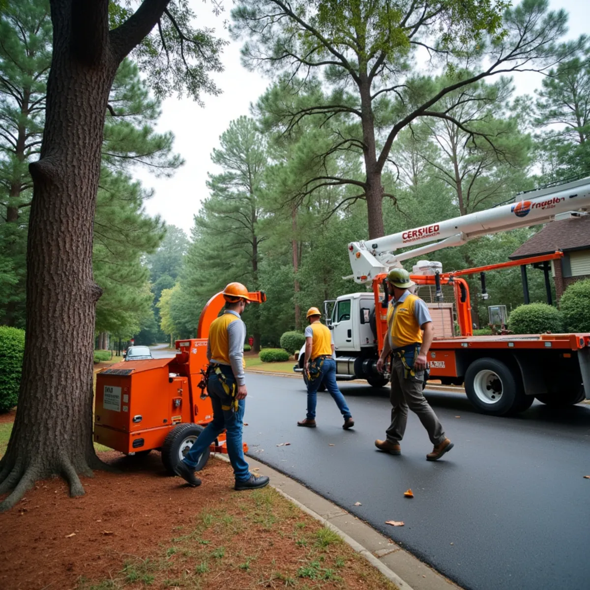Certified tree service crew working in Kennesaw, GA