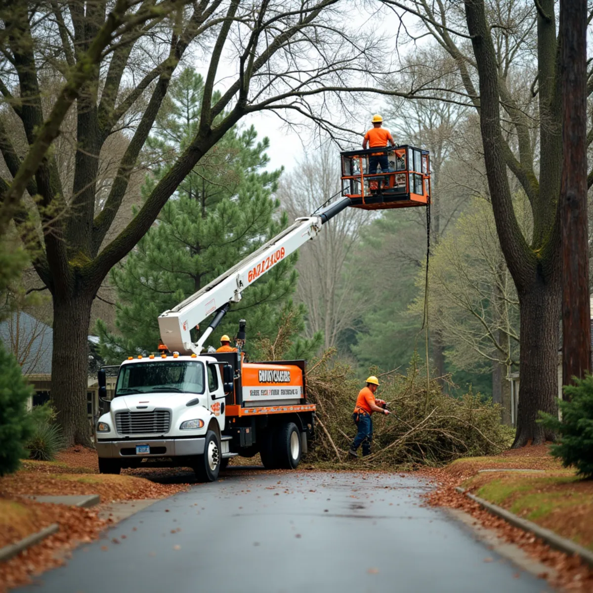 Certified tree service crew working in Newnan, GA