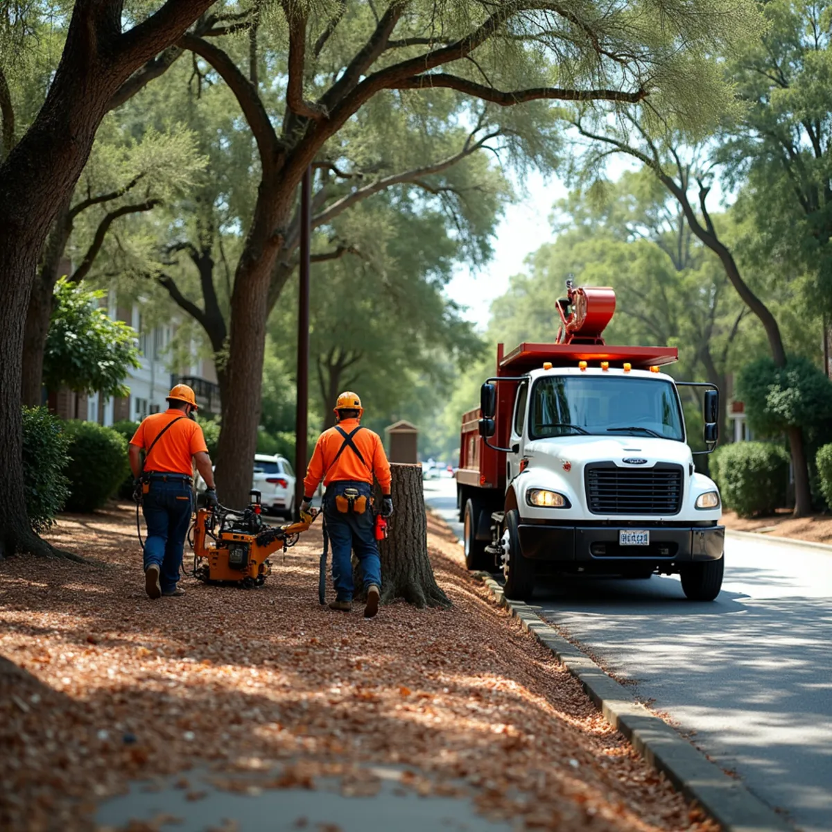 Certified tree service crew working in Norcross, GA