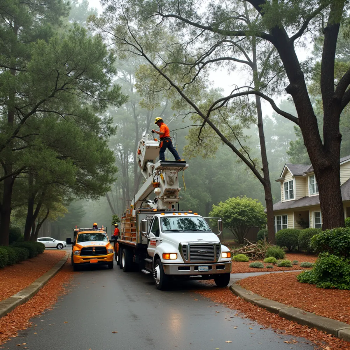 Certified tree service crew working in Snellville, GA