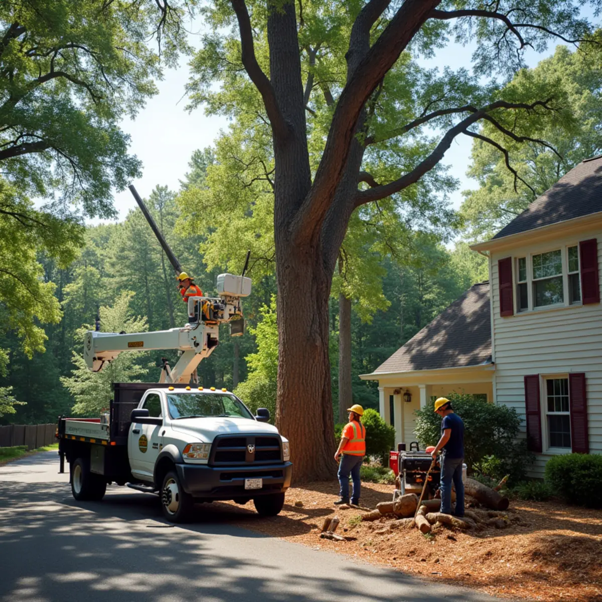 Certified tree service crew working in South Fulton, GA