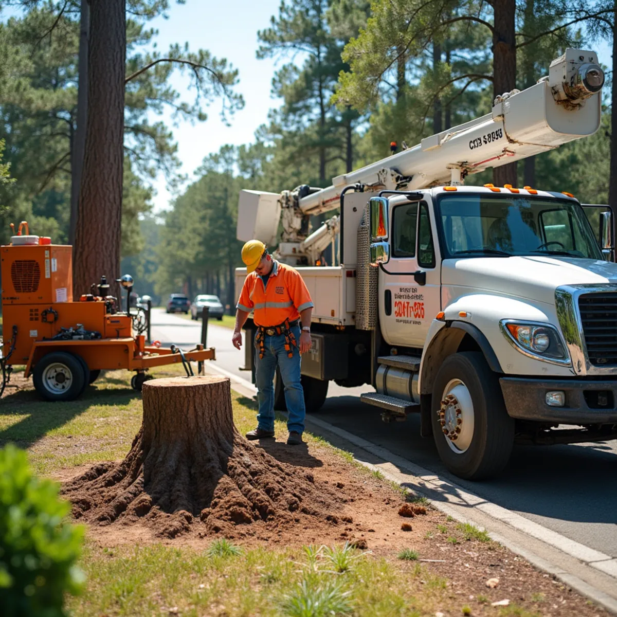 Certified tree service crew working in Warner Robins, GA