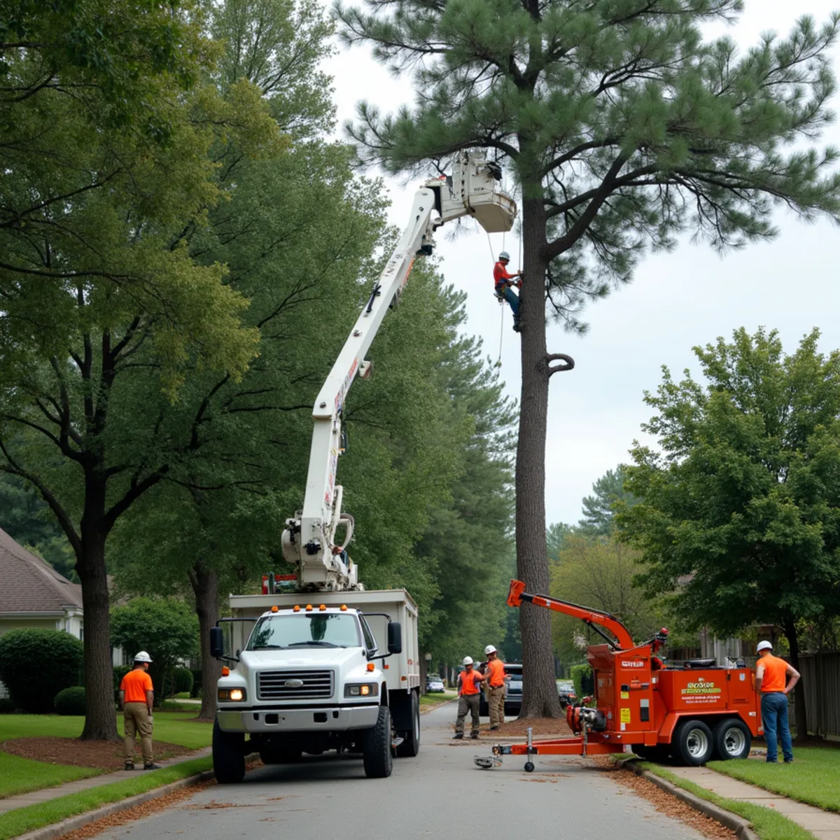 Your Tree Expert crew performing tree services in Atlanta, GA